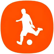 “İnat TV Pro logosu – turuncu arka planda futbol topuna vuran beyaz figür”